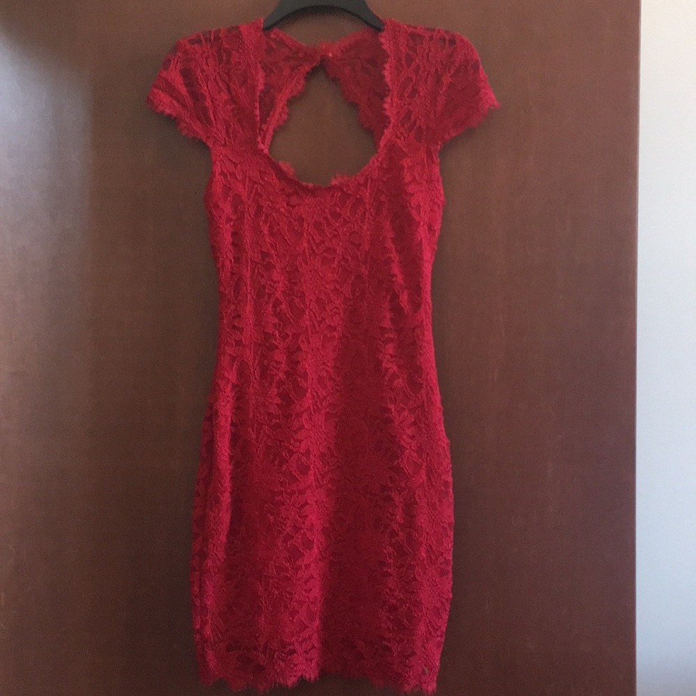 Red Lace Dress